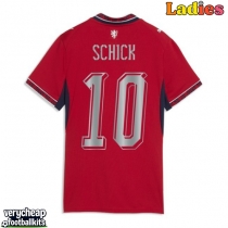 Czech Republic Patrik Schick #10 Replica Home Shirt Ladies World Cup 2026 Short Sleeve